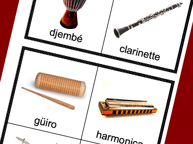 Loto des instruments de musique